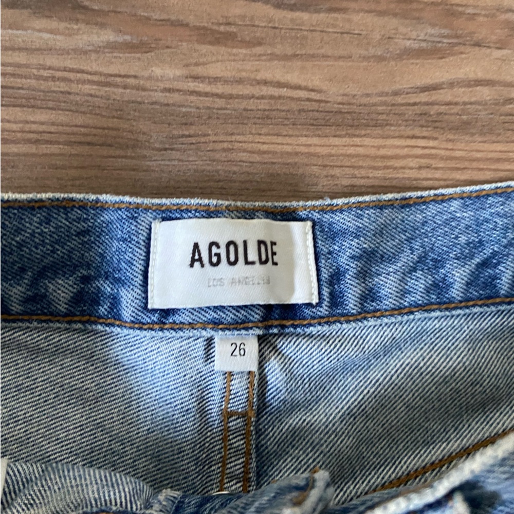 AGOLDE Riley Jean Shorts - Size 26 - Picture 2 of 6
